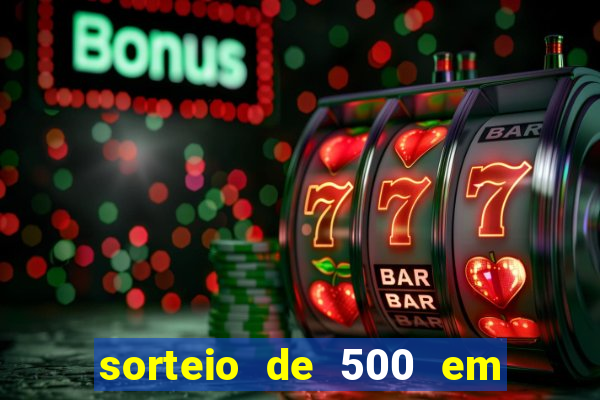 sorteio de 500 em cash toda segunda feira novibet como funciona